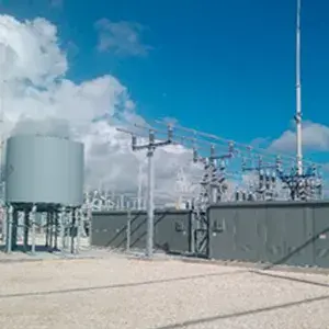 Compensation of reactive power at wind farm in US
